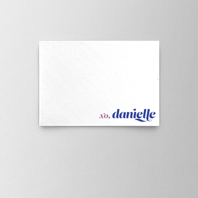 Cross Your Heart Note Card
