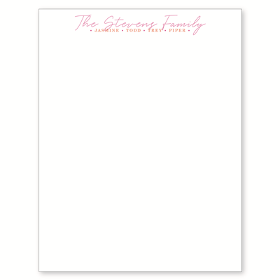 Flagged Stationery Sheet