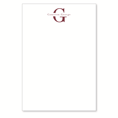 Tennyson Stationery Sheet