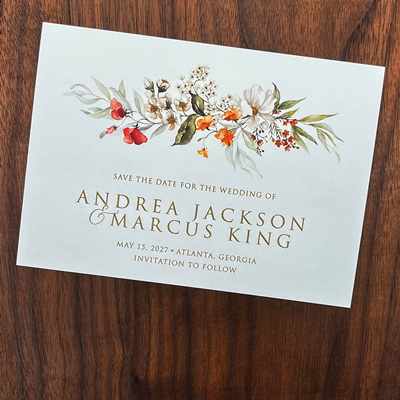 Botanical Save the Date