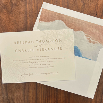 Seaside Invitation