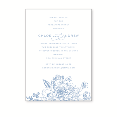 Toile Rehearsal Card