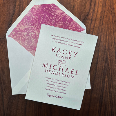 Feuille Invitation