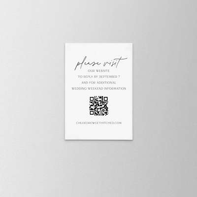 Sculpted Reply Card
