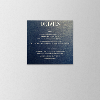 Preciosa Details Card