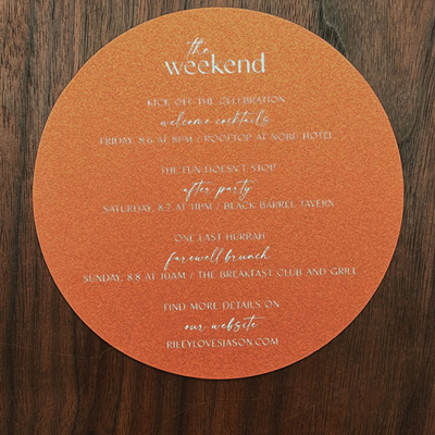Archway Weekend Card