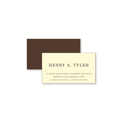 Whitman Business Card