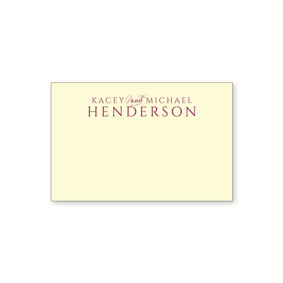Feuille Note Card
