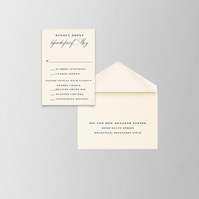 Gilt Reply Set