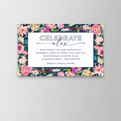 In Bloom Party Card