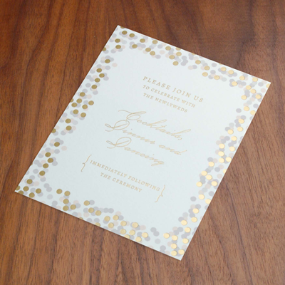Always & Forever Reception Card