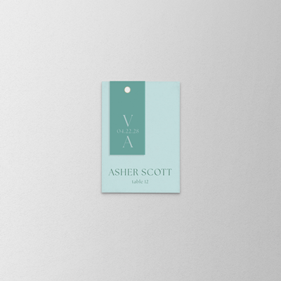 Affixed Place Card