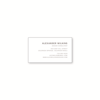 Fitzgerald Business Card