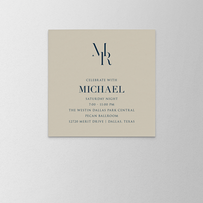 Luminary Party Card
