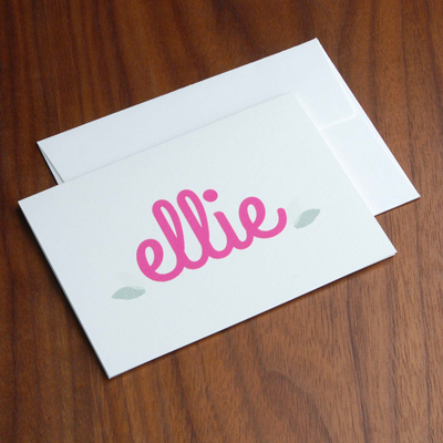Flower Box Note Card