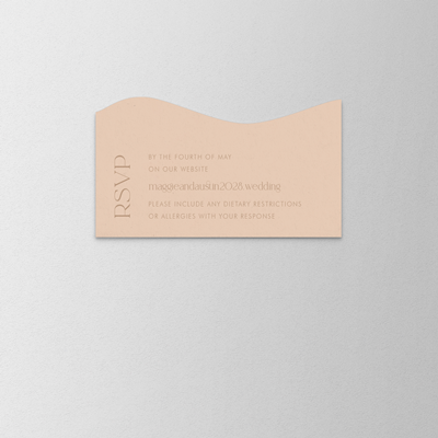 Variegated Reply Card