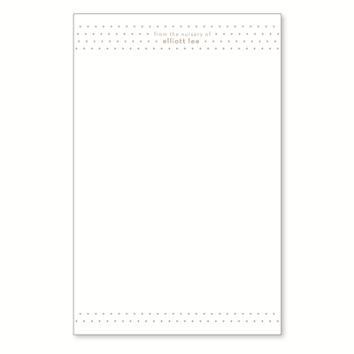 Pinned Stationery Sheet