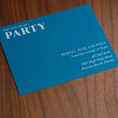 Magnitude Party Card