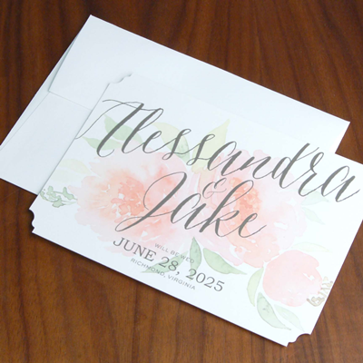 Romantique Save The Date