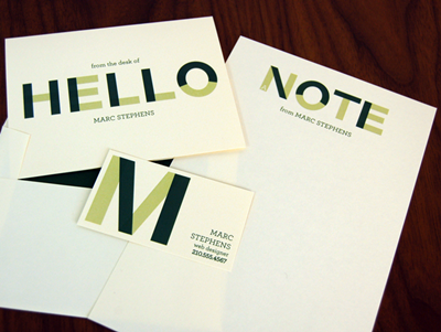 Hello Note Card