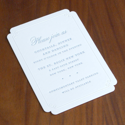 Sweet Devotion Reception Card