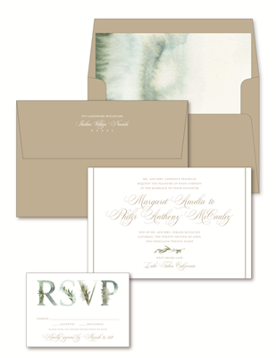 Order a Sample - Whitney Invitation
