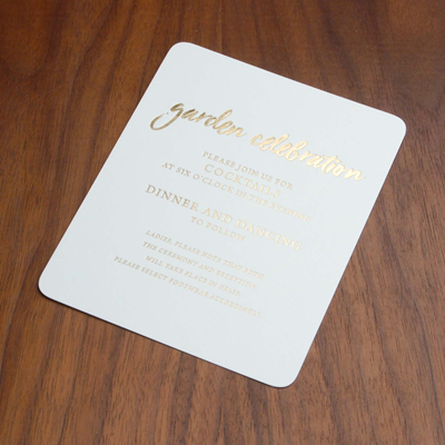 Orchard Reception Card