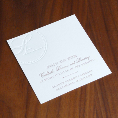 Majestic Reception Card