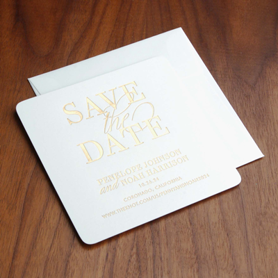Modern Royalty Save The Date