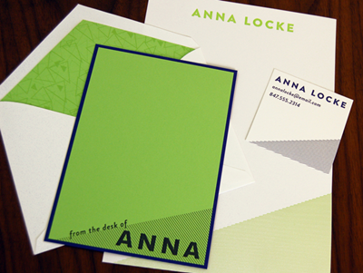 Inclined Note Card - Stationery