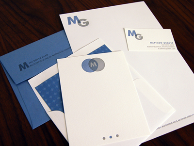 MonoGram Stationery Sheet