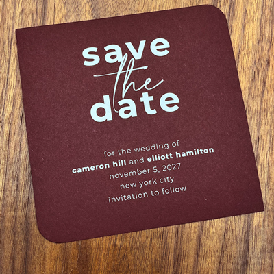 Contour Save the Date