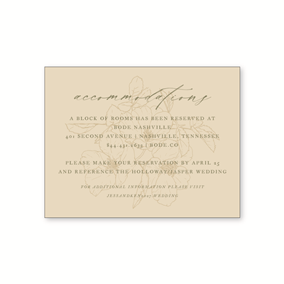 Pastoral Details Card