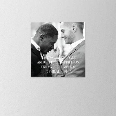 Minimalist Save the Date
