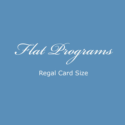 Flat Programs - Regal Size