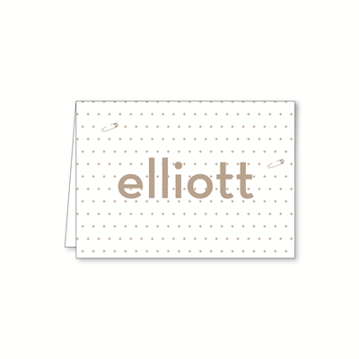 Pinned Note Card - Folded