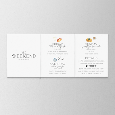 Sculpted Weekend Card